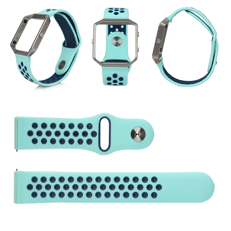 FOHUAS для Fitbit Blaze полосы мягкий силиконовый сменный спортивный ремешок для Fitbit Blaze Смарт фитнес часы без рамки