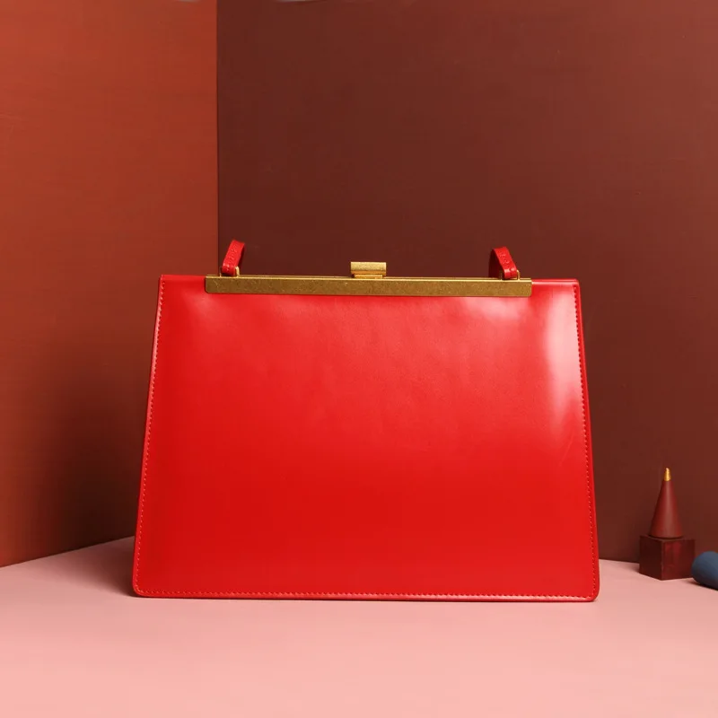 2019 Подиум новая сумка на плечо ретро клип папка для документов персональные