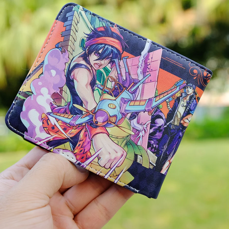 Кошелек с рисунком аниме Otaku кошелек отделениями для монет и надписей