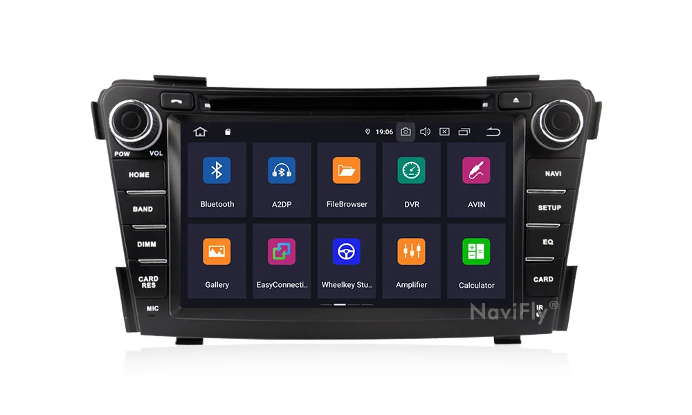 NaviFly Android 9,0 автомобильный мультимедийный плеер gps навигации для HYUNDAI I40 I-40 2011 2012 2013 стерео радио RDS