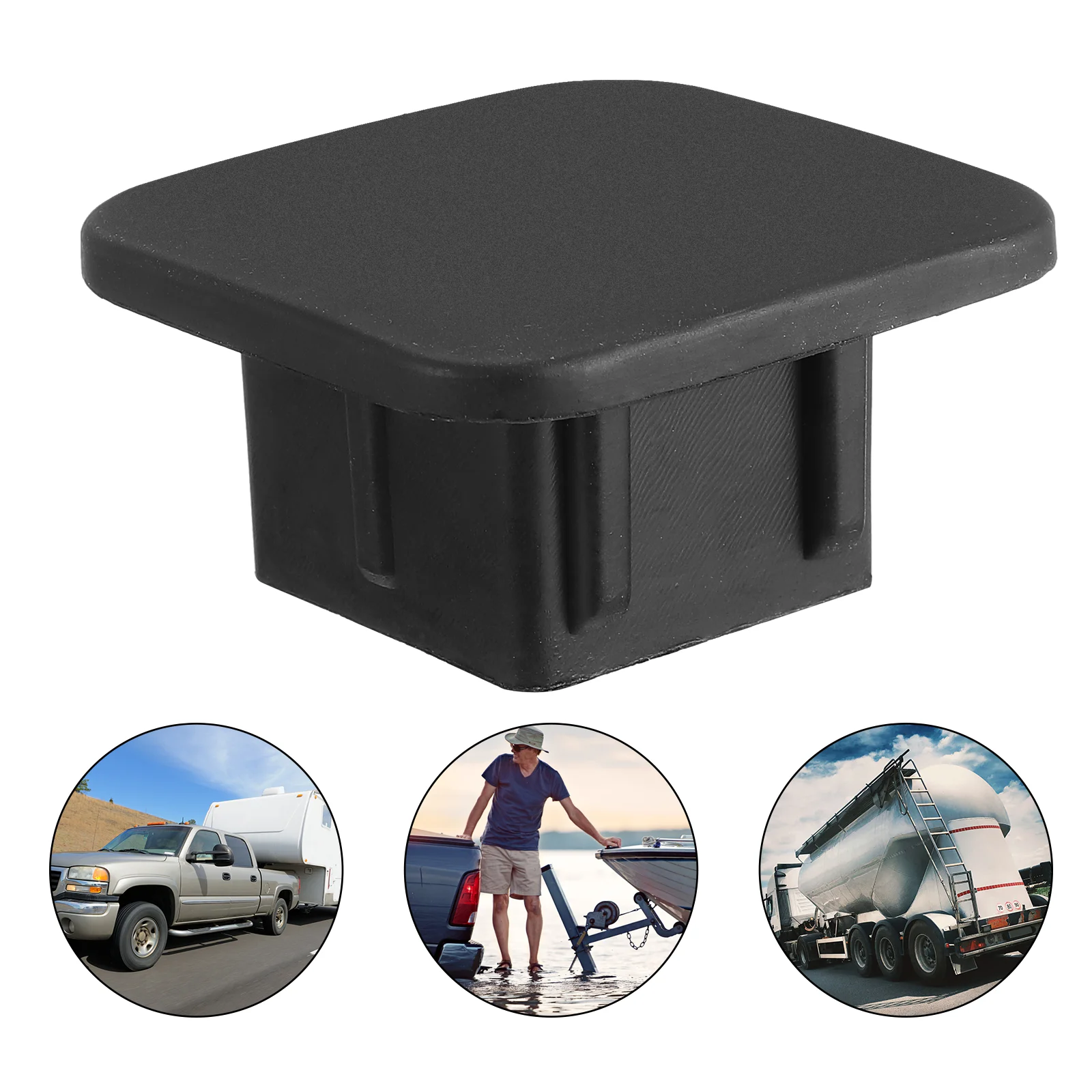 

Hitch Tube Receiver Plug Cover Cap Trailer Tow Insert Replacement Parts