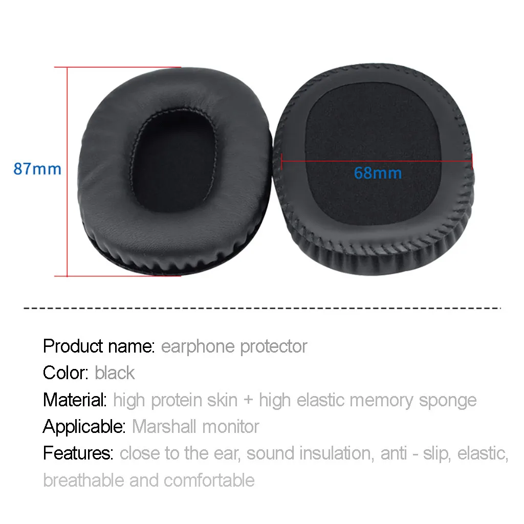 Подушка из пенопласта удобные амбушюры замена для наушников MARSHALL monitor женщин и