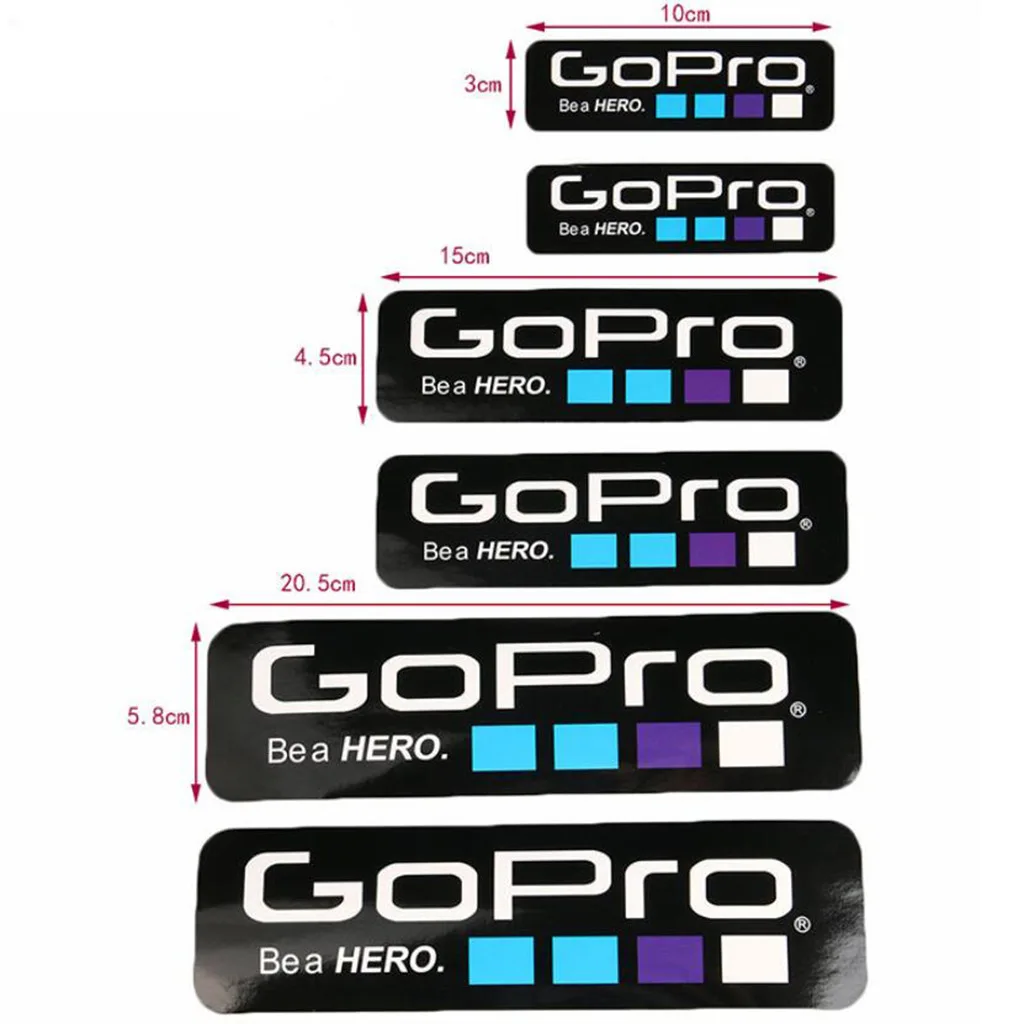 Набор наклеек на шлем Gopro защитная пленка декоративный логотип для Hero 11/10/9/8/7