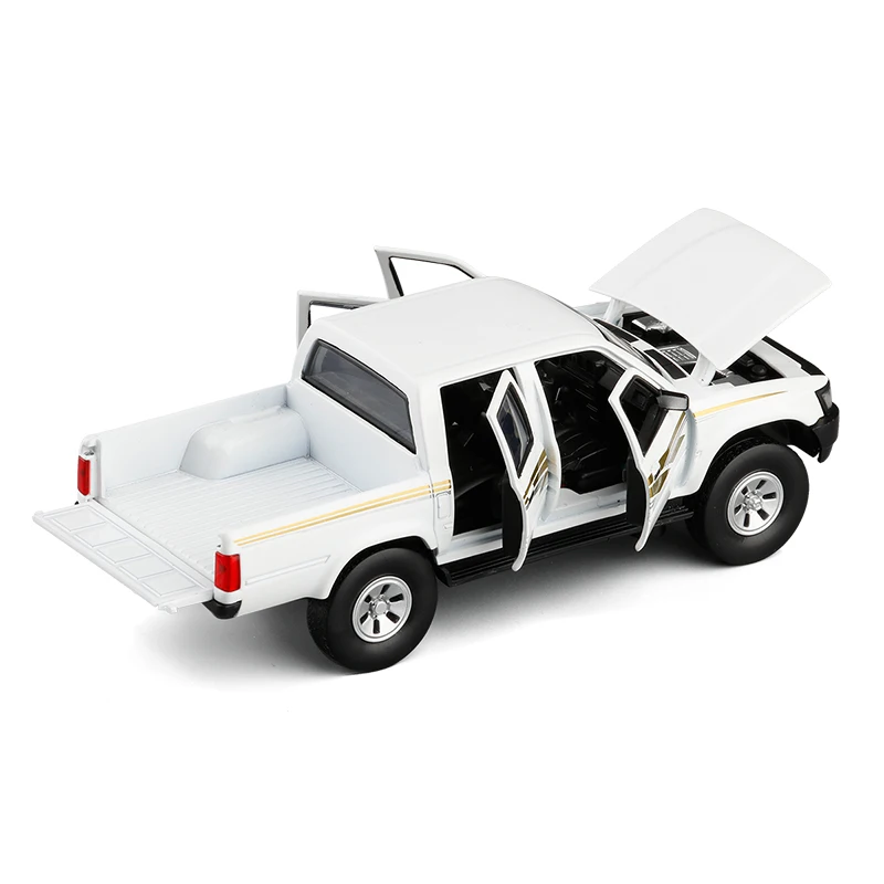 1/32 TOYOTA HILUX HAEKLAS грузовик с анти-танковым пистолетом литая металлическая модель