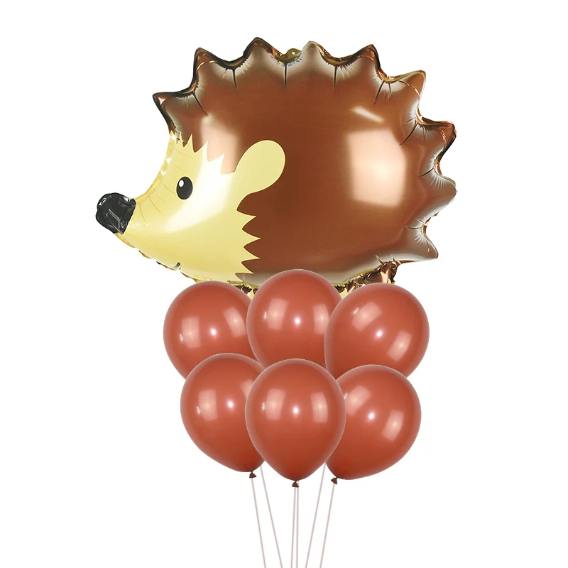 5/7pcs Animal Balloon Set Safari Forest Zoo Theme Party Decoration Foil Latex Ballons Jungle Party Supplies Kids Birthday Favors