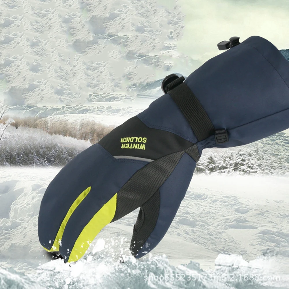 2019 мужские лыжные перчатки флисовые для сноуборда снегохода езды на мотоцикле