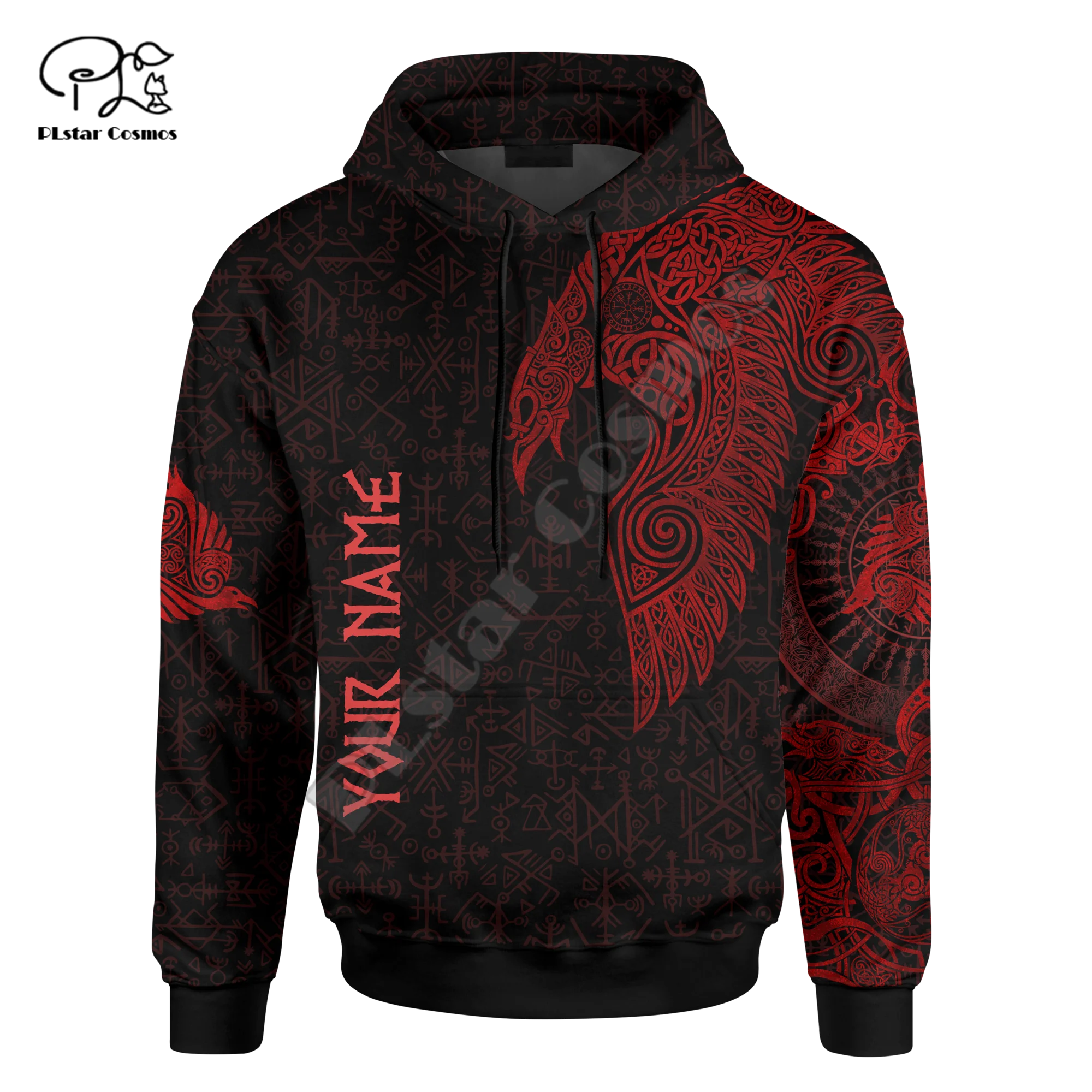 

PLstar Cosmos Viking Style Symbol 3D Printed 2021 New Fashion Hoodies Sweatshirts Zip Hooded For Men/Women Casual Streetwear V02