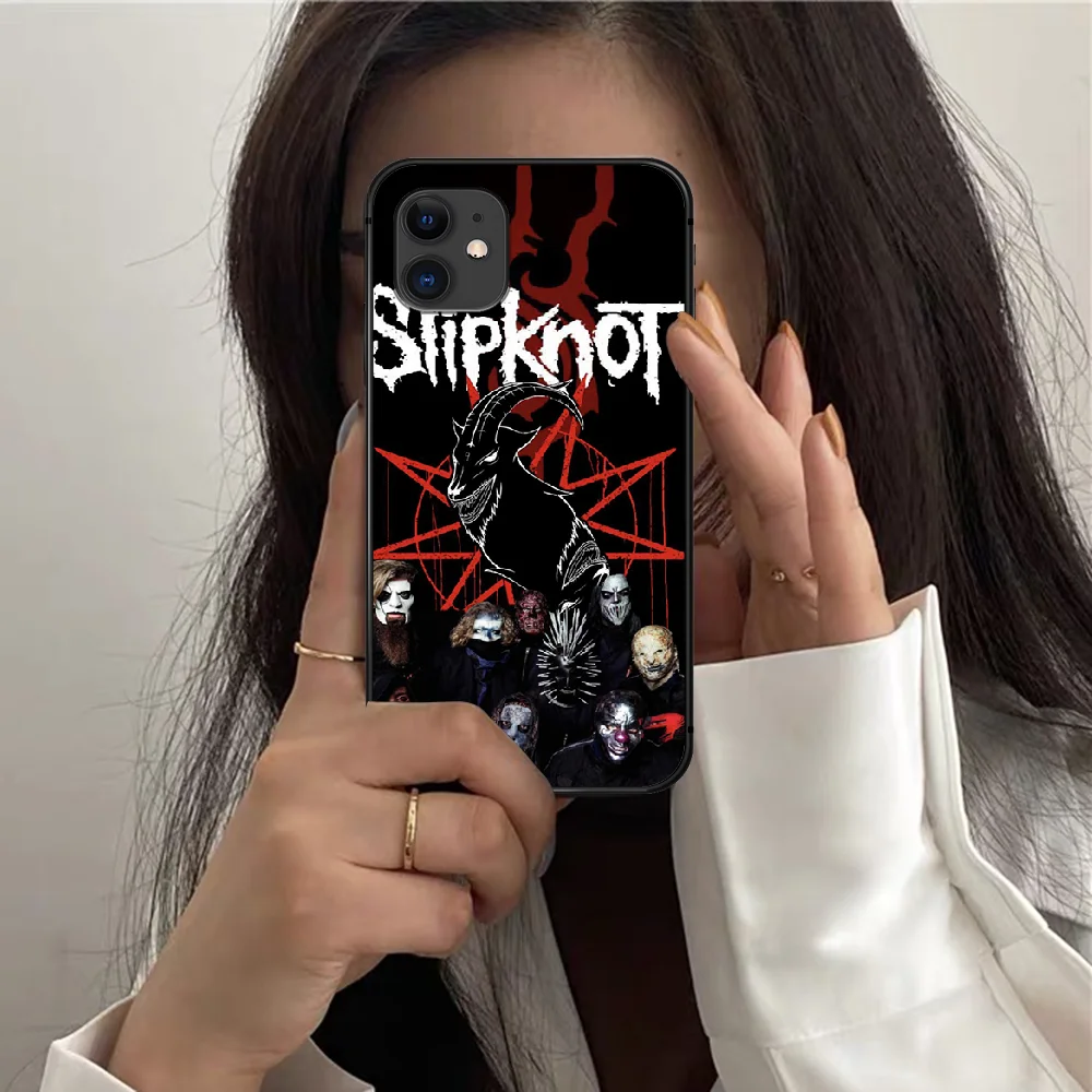 

Slipknotes Band Phone Case For Iphone 12 Mini 11 PRO X XR XS MAX 6 6s 7 8 Plus 4 5 5s SE 2020 black Bumper Fashion Funda Soft