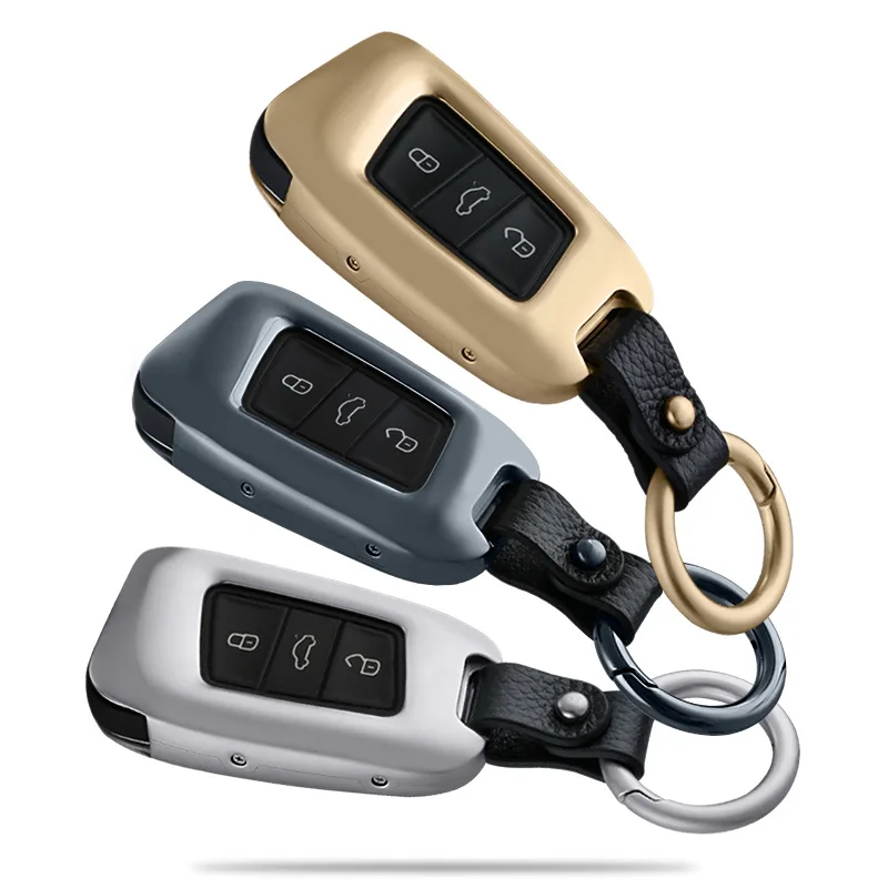 LUNASBORE алюминиевый сплав чехол ключа дистанционного управления автомобилем