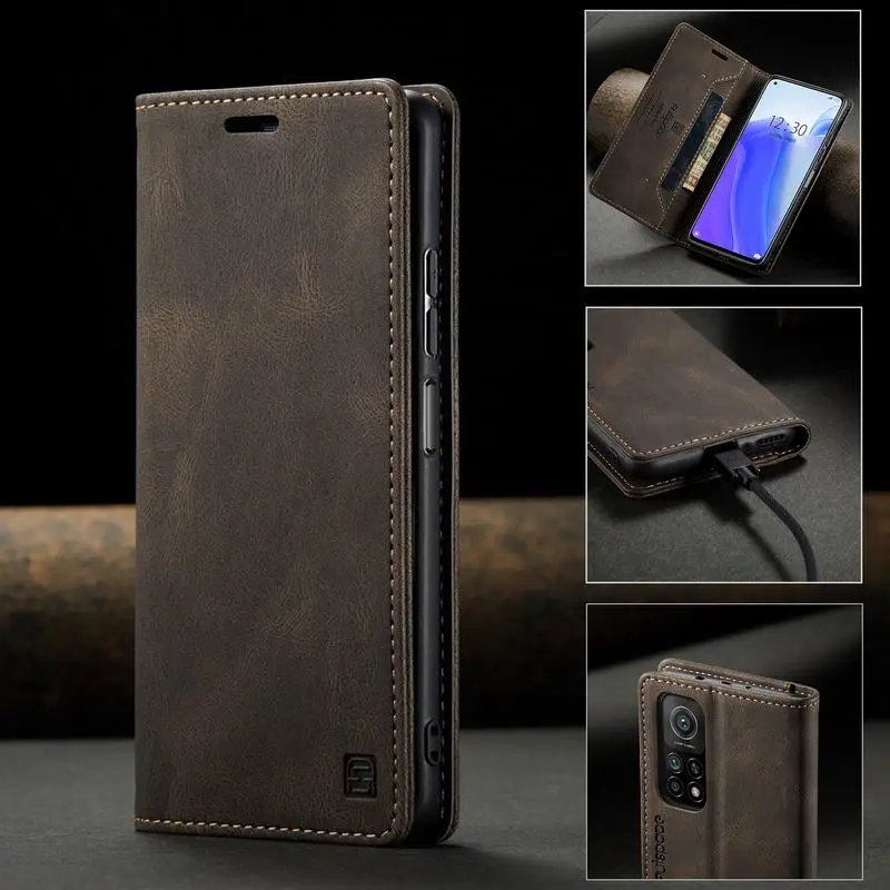 

Чехол для Samsung Xiaomi Mi 10T Pro Lite, роскошный кожаный чехол для Xiaomi Mi 10T Lite, флип-кошелек, магнитные чехлы для телефонов, чехол