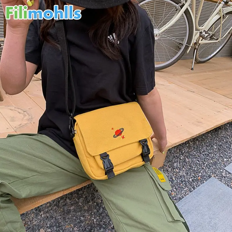 Сумки для женщин 2020 модные сумки мессенджеры брендовые новые холщовые на плечо с