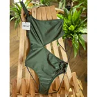 Слитный купальник Miyouj с вырезами, летний Боди, сексуальный купальный костюм, женский купальник, новинка 2022, пляжная одежда, однотонные слитные костюмы