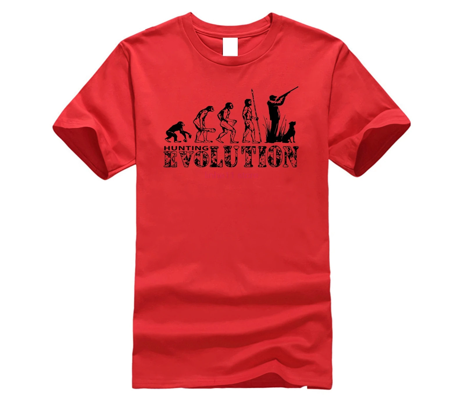 Мужская забавная футболка Hunt ING Evolution охотник на глину новые футболки Забавные