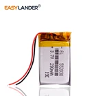 Литий-полимерный аккумулятор 552030 3,7 v 290MAH разрядка оптом для MP3 MP4 Смарт-часы игрушки DVR спортивные CVR-A7310 CVR-A7510 V.2
