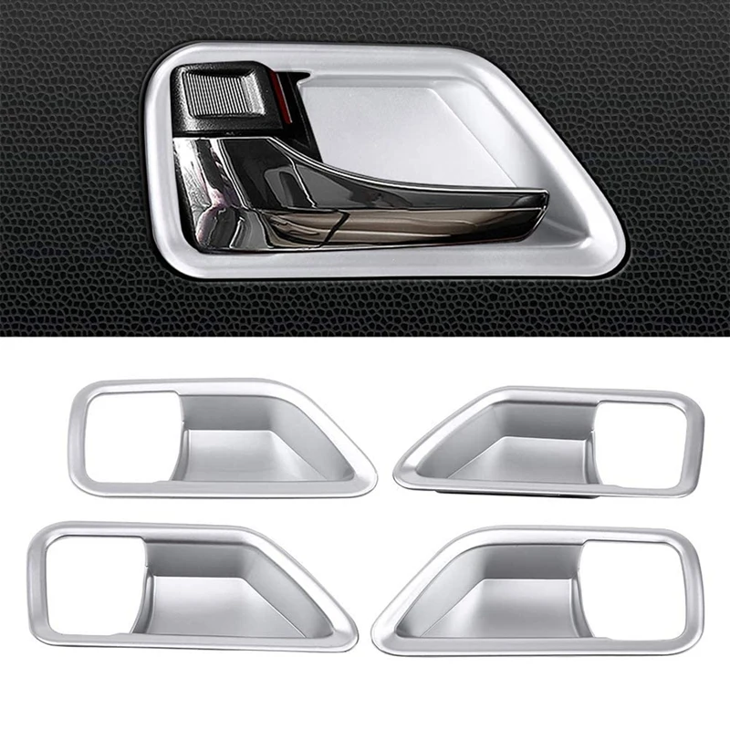 4Pcs Car Inner Handle Frame Interior Door Bowl Cover Trim Auto Accessories for Suzuki Vitara 2 Ii 2015-2019 | Автомобили и
