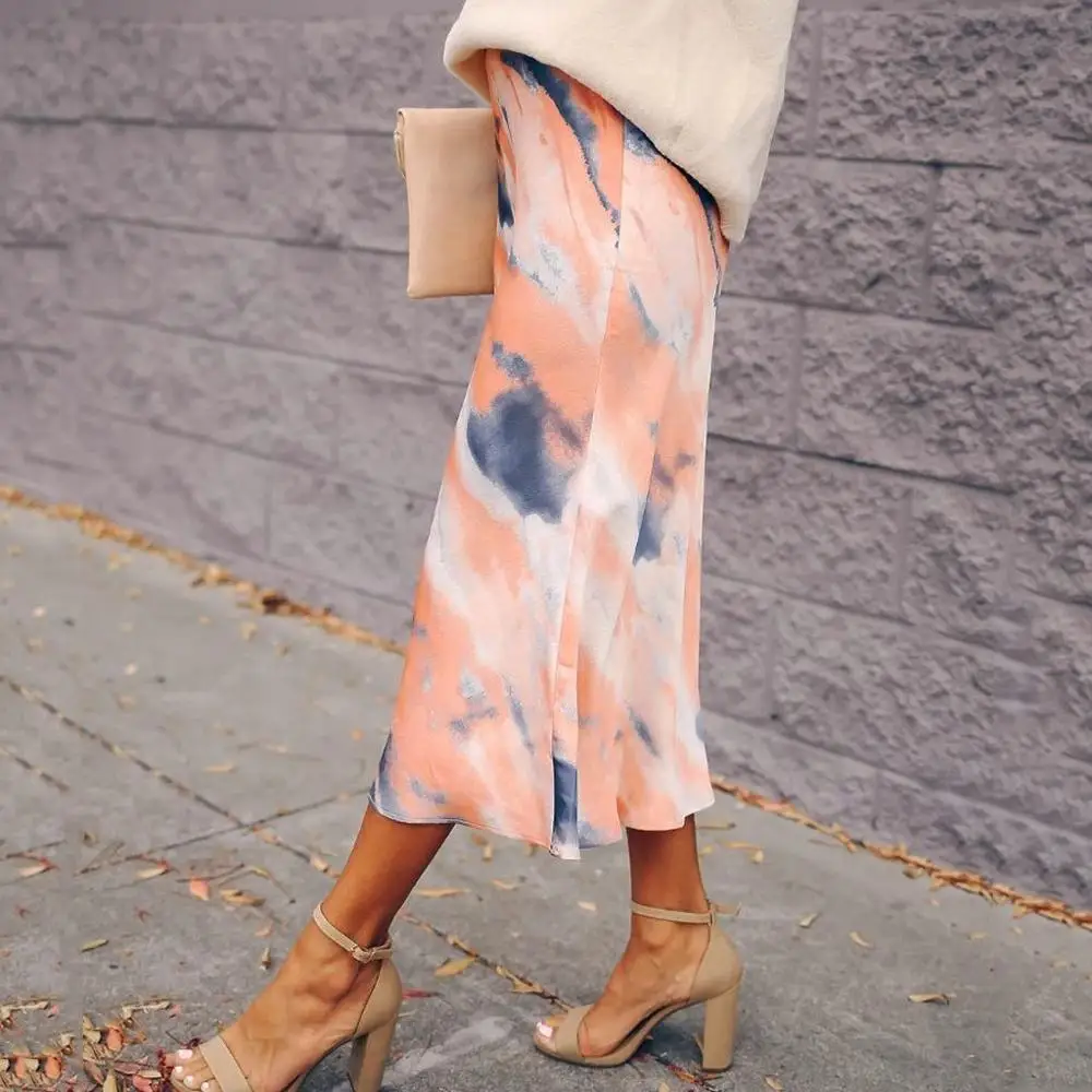 Летняя юбка 2020 модная женская с высокой талией и леопардовым принтом сексуальная