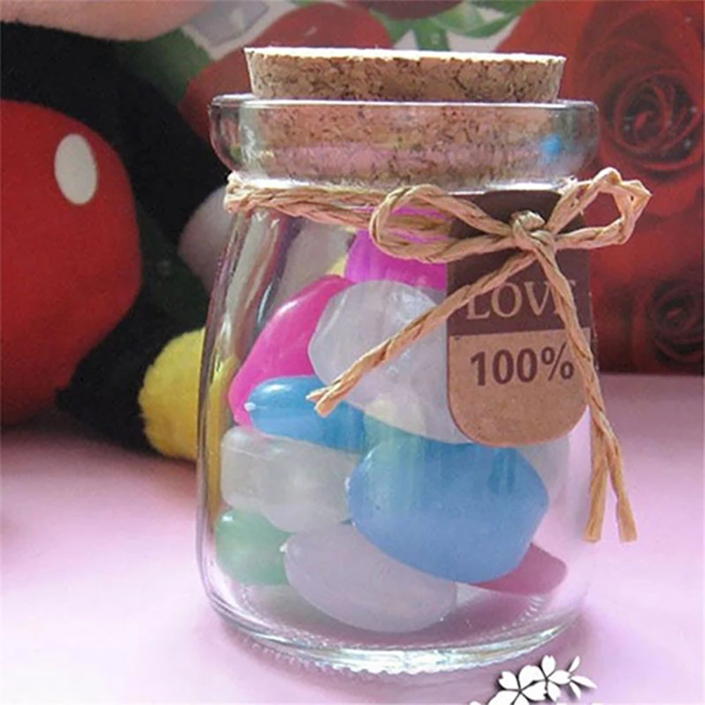 10 шт. светится в темноте садовые камни светящиеся для дорожек садовая дорожка