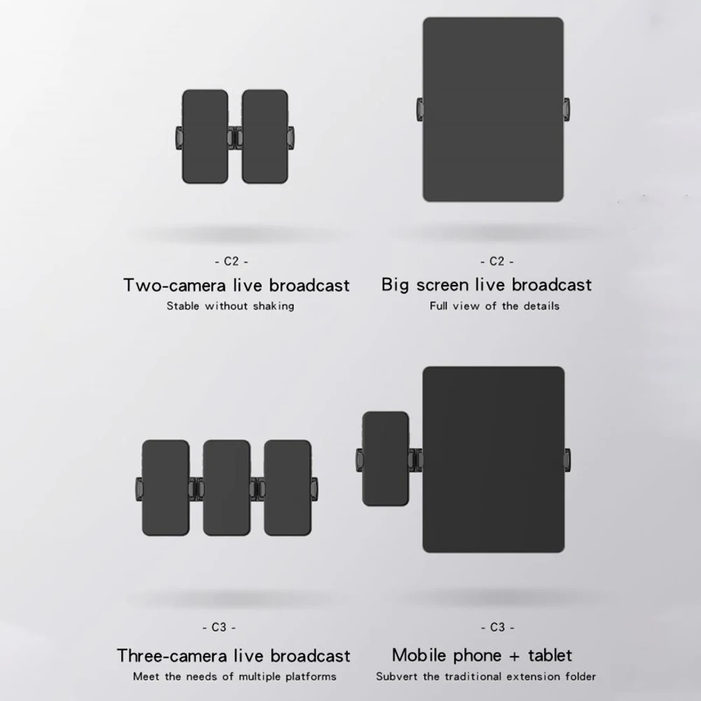 

Bicycle Bike Phone Holder Handlebar Clip Cycling Bracket Phone Stand Bracket Phone Accessories For Live Video Streaming