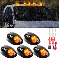 5x cab roof lamps top marker running car led canbus amber signal for truck suv 4x4 doom lights led 12v accessories