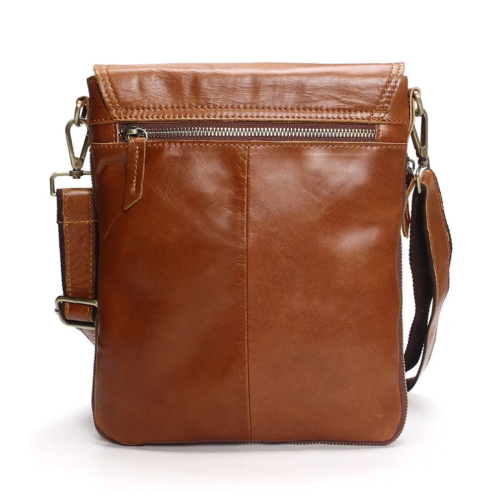 Мужские сумки из натуральной яловой кожи черные мужские сумки-мессенджеры