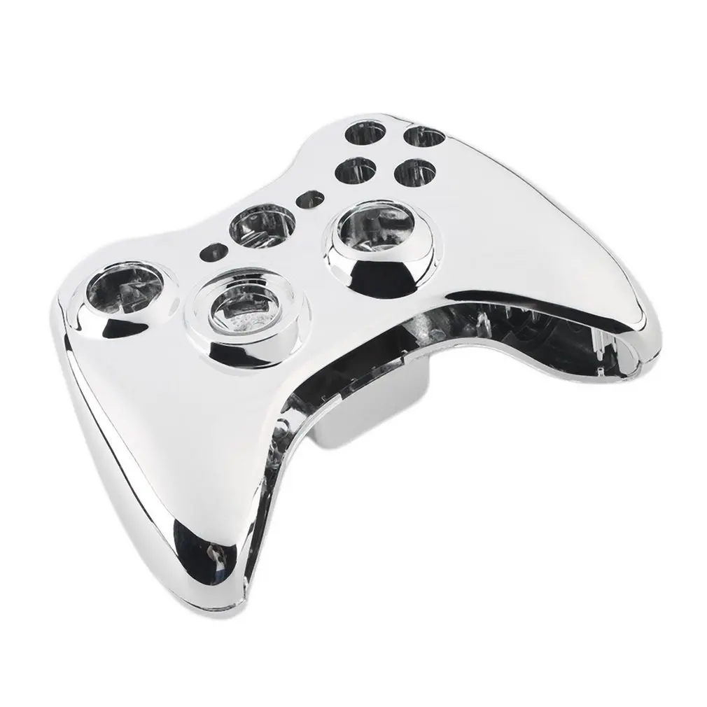 Пользовательский хромированный Серебряный чехол контроллера для Xbox 360 корпус с