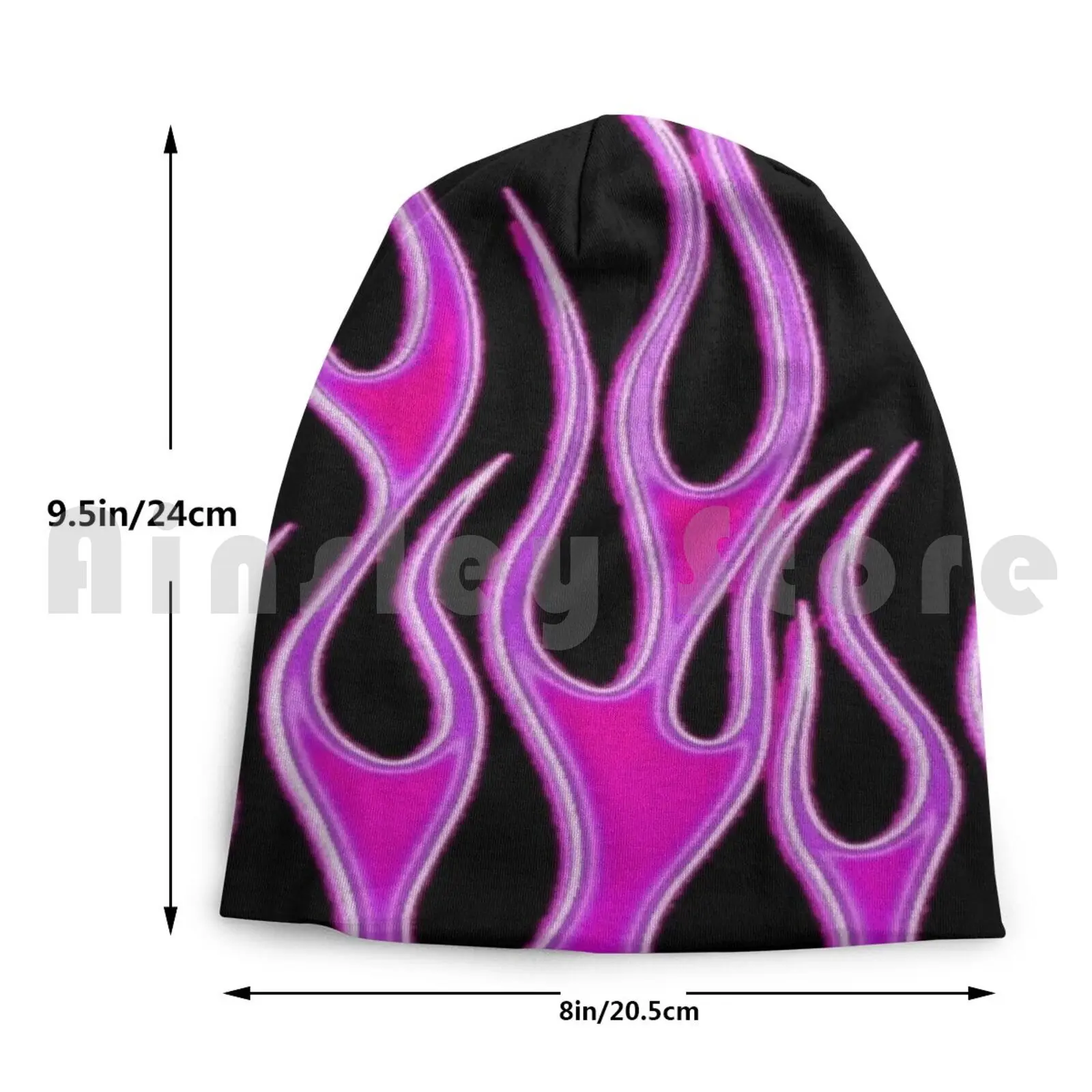 Черно-розовые шапки-бини с языком пламени пуловер Удобная шапка брац норманский