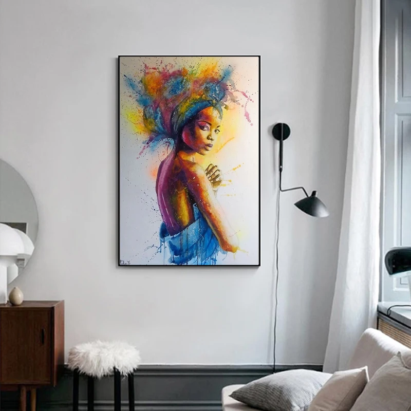 Граффити красочные художественные плакаты и принты холст картина настенная