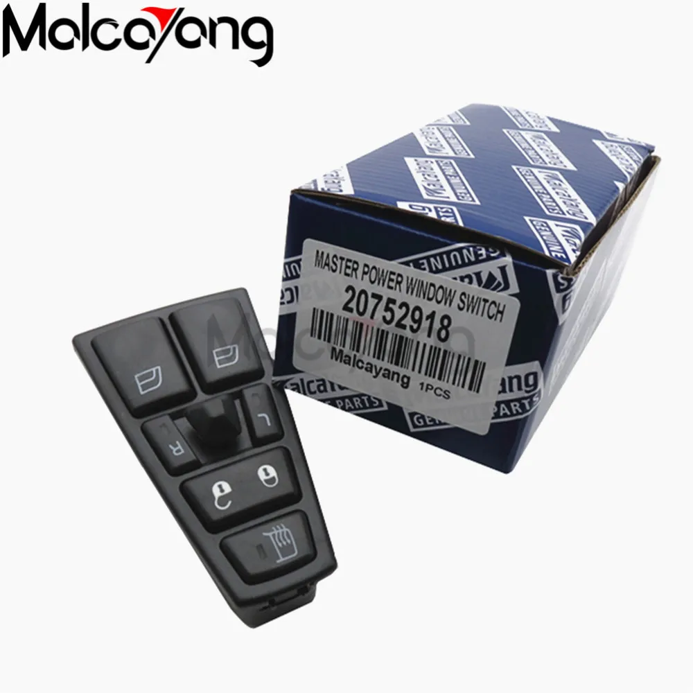 

20752918 24V Power Window Switch For Volvo FH12 FM12 FM9 20953592 20455317 20452017 21354601 21277587 20568857 22569484