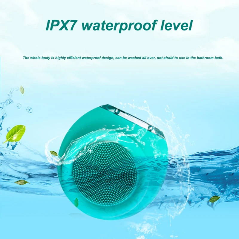 

Waterproof electric facial cleansing device vibration massager remove blackheads face greasy clean pores deep cleansing device