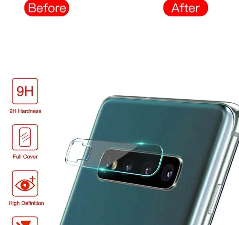 99D задняя линза из закаленного стекла для samsung Galaxy S10 S8 S9 Plus S7 Edge S10E Note 8 9 камера защитное стекло пленка
