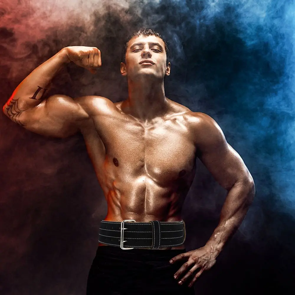 

Waist Supporter PU Adjustable Weightlifting Fitness Waist Protective Belt