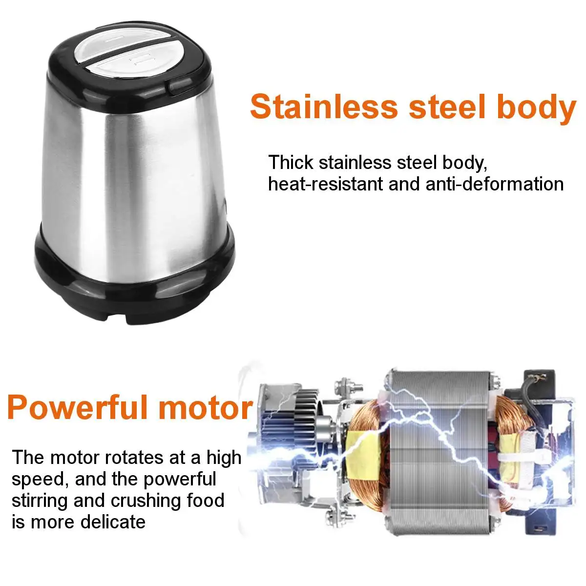 

3L Electric Kitchen Meat Grinder Chopper Shredder Food Chopper Stainless Steel Electric Household Processor Kitchen Tools 500w