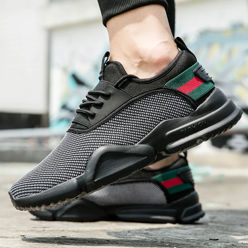 Кроссовки ультра-светильник сетчатая Мужская обувь большой размер 39-46