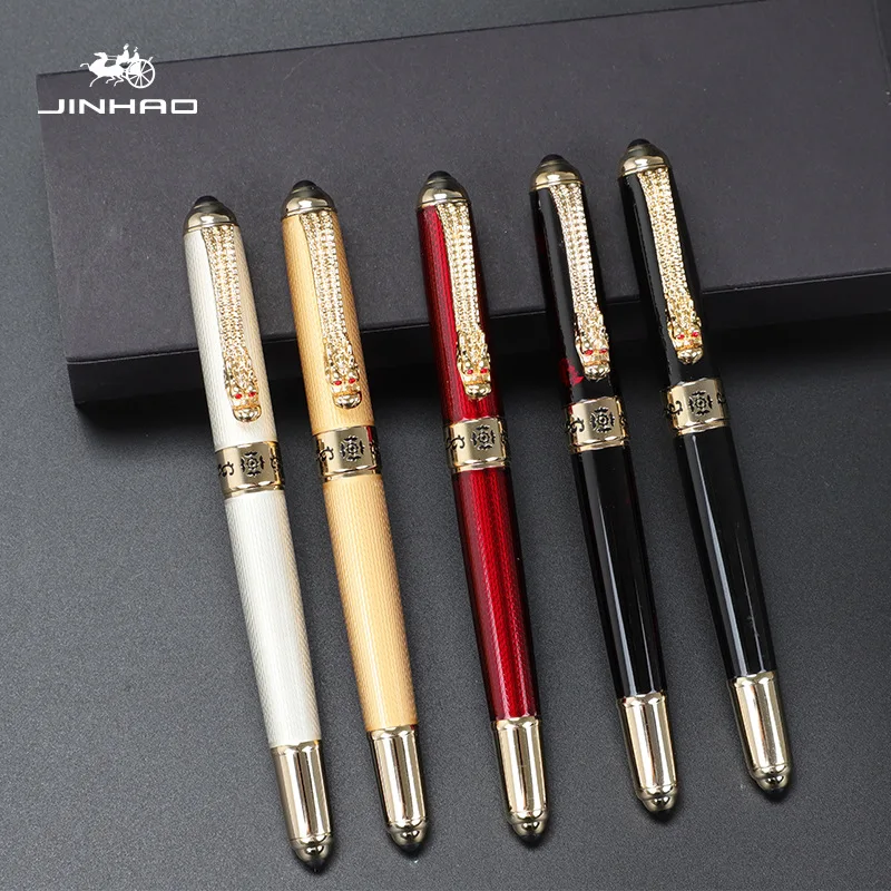 Горячая продажа JINHAO бренд металлическая чернильная авторучка Роскошный Дракон