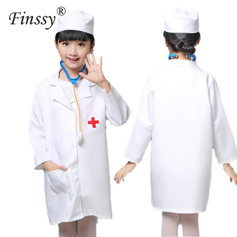 Женский костюм доктора униформа медсестры одежда на Хэллоуин для девочек