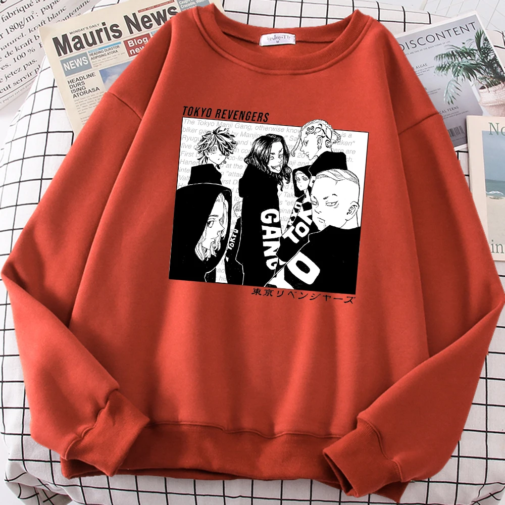 

Tokyo Revengers Print Men Sweatshirt Loose Cartoon Harajuku Anime Clothing Men Tracksuit Casual Fashion Oversize Hoodie For Male