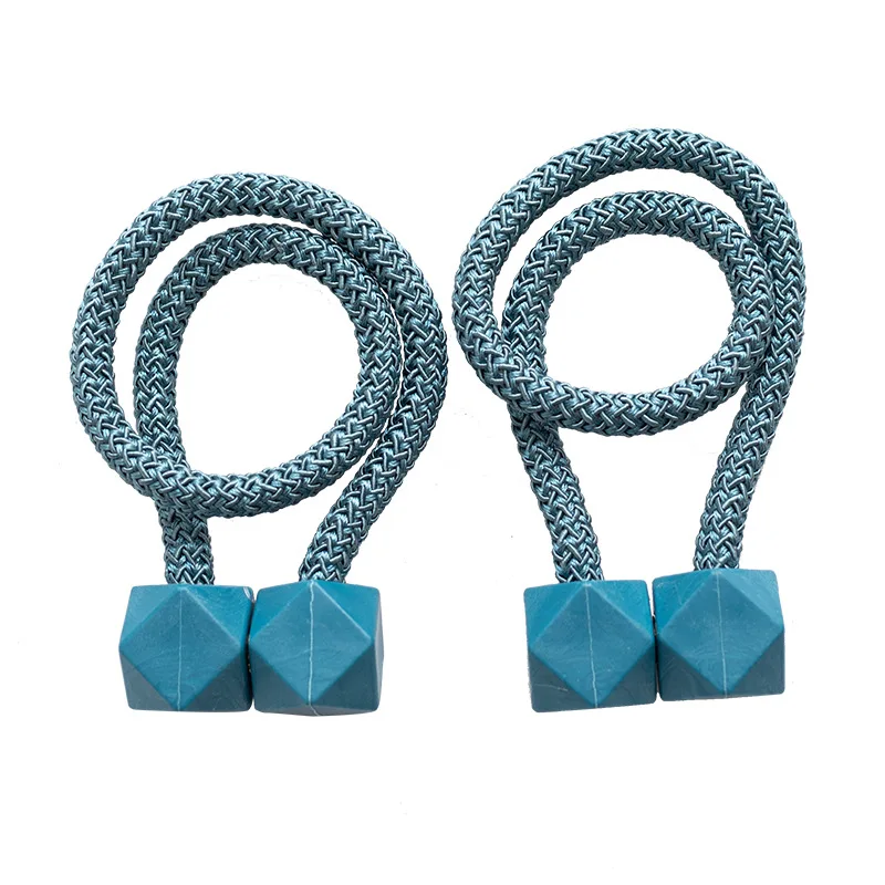 

Modern Simple Curtain Buckle Free Drilling And Installation Curtain Strap Magic Cube Magnetic Buckle
