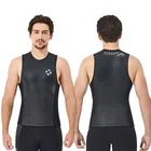 Жилет для Гидрокостюма для мужчин и женщин, неопреновый Гладкий Топ без рукавов, 2 мм, для дайвинга, серфинга, плавания, подводного плавания
