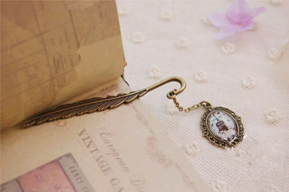 Новейшие винтажные дизайнерские закладки из сплава для книг креативные ретро