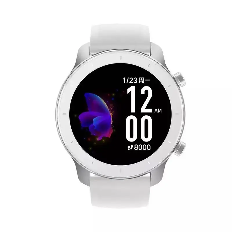 Глобальная версия Xiaomi Amazfit GTR Смарт-часы 42 мм 5 АТМ 24 дня батарея gps и ГЛОНАСС Xiaomi Смарт-часы для женщин Xiaomi часы для мужчин - Цвет: Белый