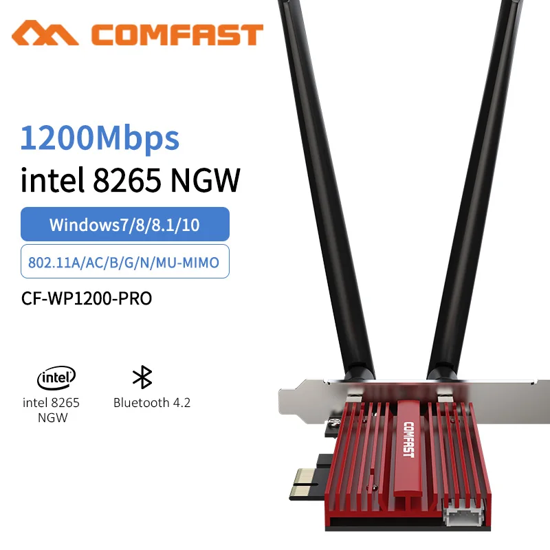 Двухдиапазонный беспроводной Bluetooth Wi Fi 2 4 ГГц/5 ГГц для Intel 8265NGW Wireless AC 8265 867 802.11ac