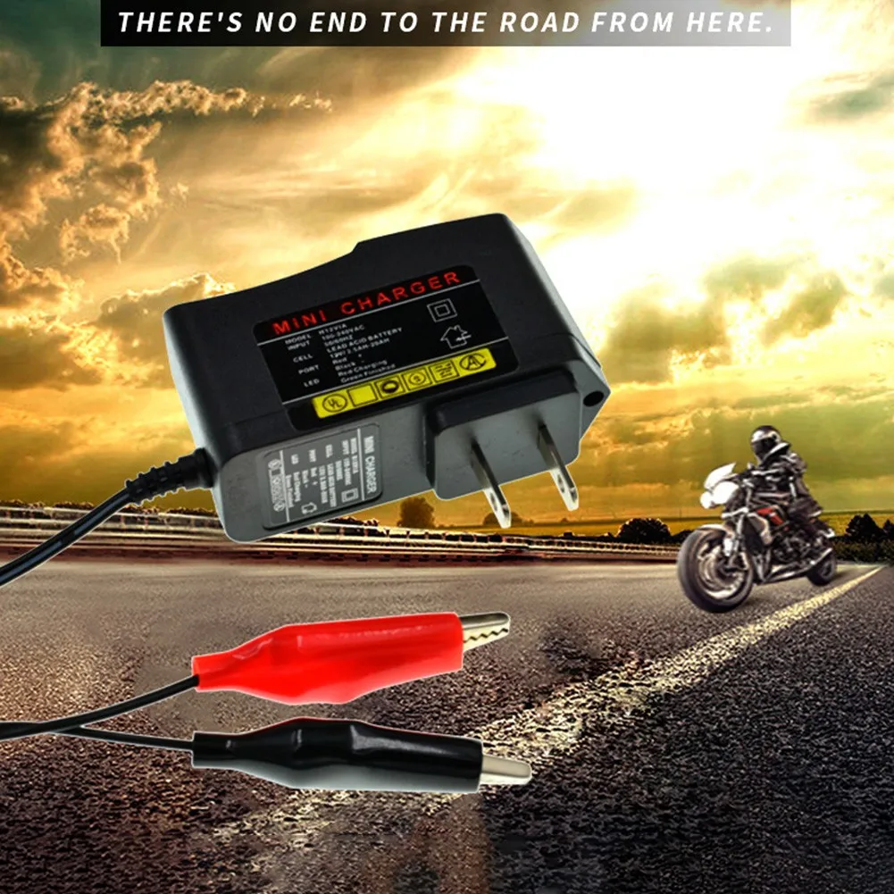 

Lead Acid Charger Mini Motorcycle Overvoltage Protection 1000mA Short Circuit Protection 12V 12V DC Lawn Mowers