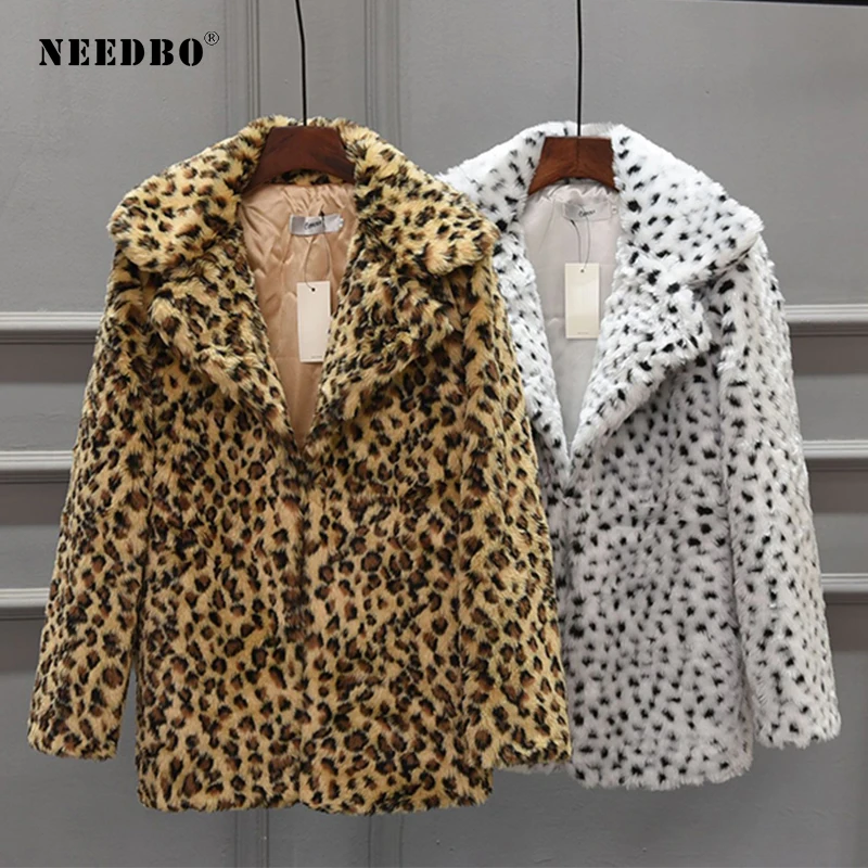 Blazer Women Casual Faux Fur Leopard Blazer Feminino Suit Women Blazers Jackets Long Sleeve Lady Coat Women Elegant Outwear