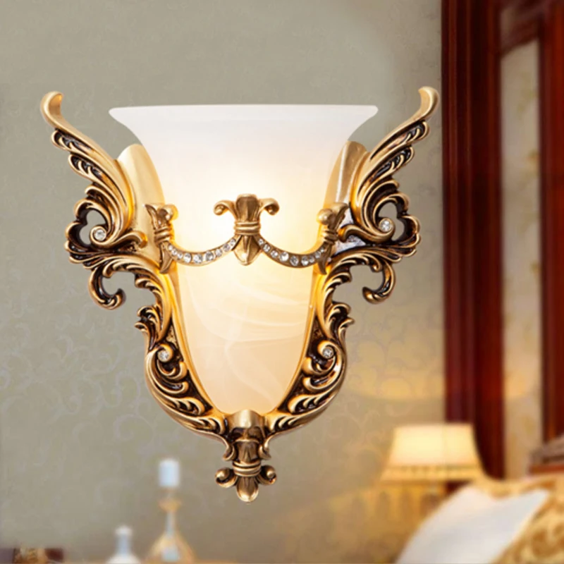 

Retro Wall Lamp Rustic Style Bedside Light Classic Wall Lights for Bedroom Hotel Staircase Aisle Lights Wall Sconce Indoor Lamps