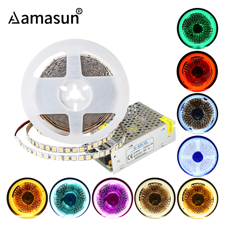 Светодиодная лента 12 в пост. Тока 50 54smd 120 светодиодов/м 5 м 600 светодиодов IP33 IP65 IP68