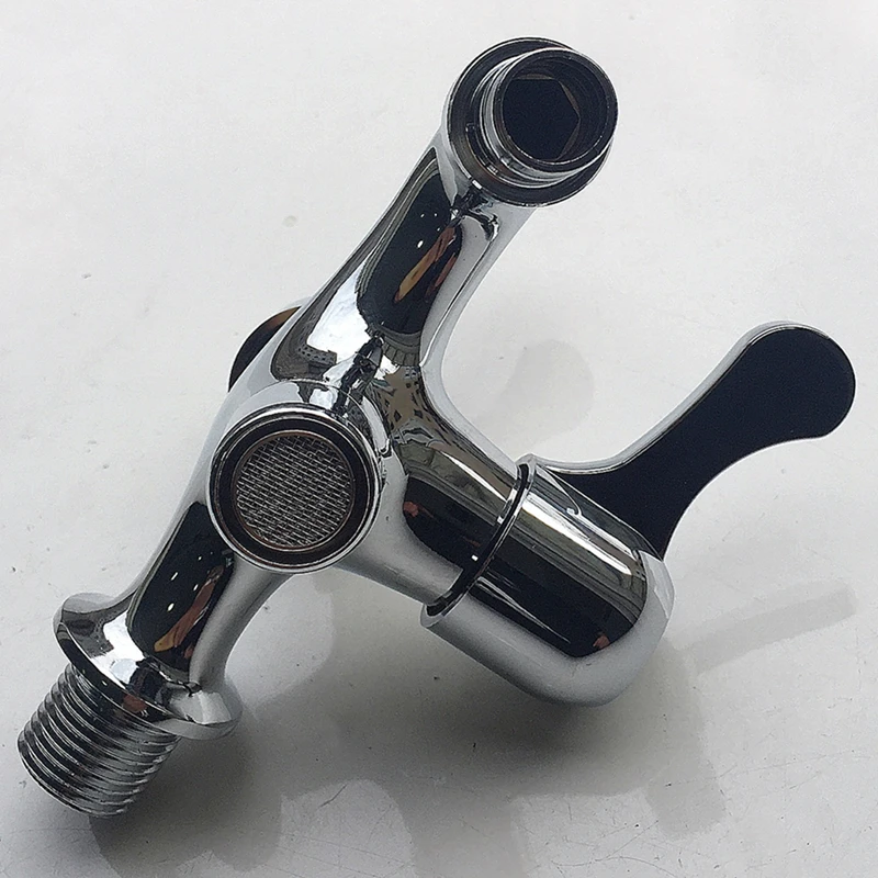 Смесители хромированная латунь ванная комната настенный двойной водный выход