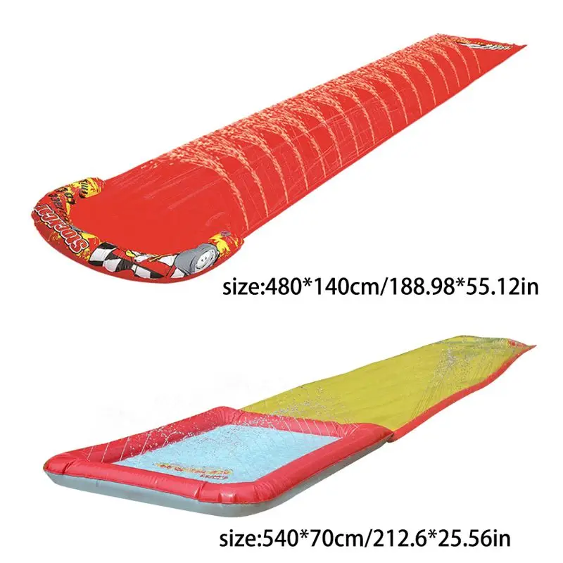 

Giant Sprint Water Slide Fun Lawn Water Slides Pools for Kids Summer Toy XX9E