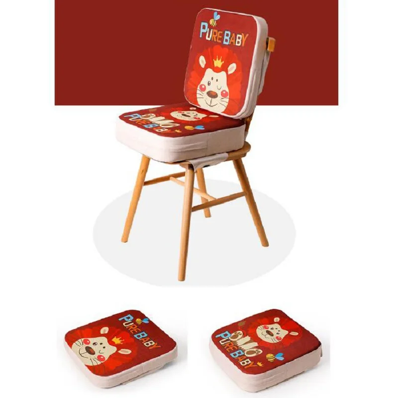 Baby Portable Booster Seat Children Soft Leather Cushion Pad Safety Chair Cover Kid Dining |