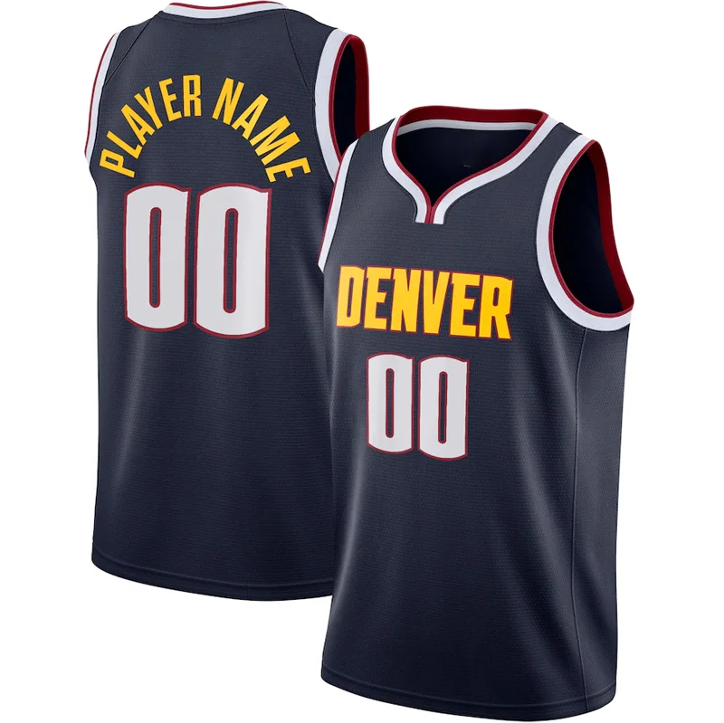 

Brand Custom Men's Basketball Jersey Nuggets Sports Training Unisex Breathable Outdoor Vest Customized Tank Tops Female