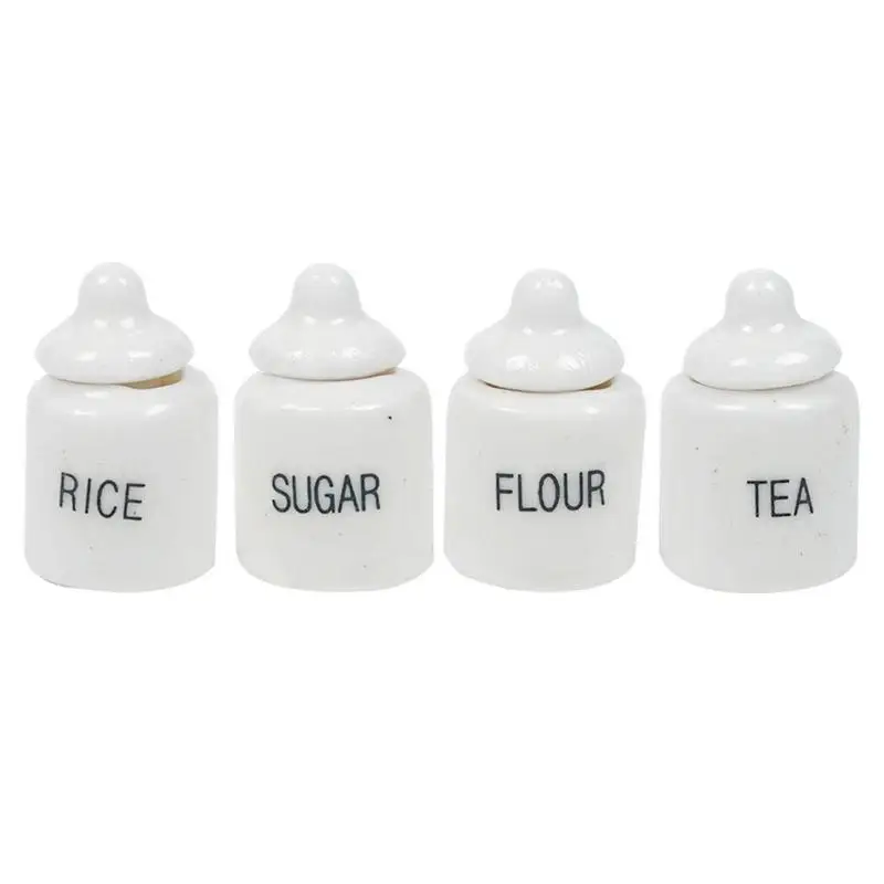 

Dongzhur Dollhouse Miniatures 1:12 Accessories Porcelain Decora Eating Ceramic House Handmade Kitchen Ornament DIY Set